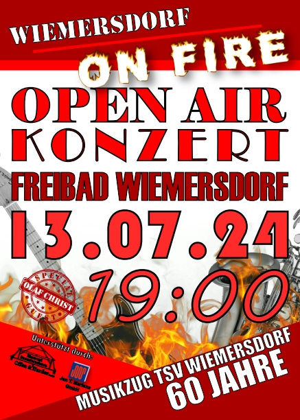 Flyer Freibadkonzert